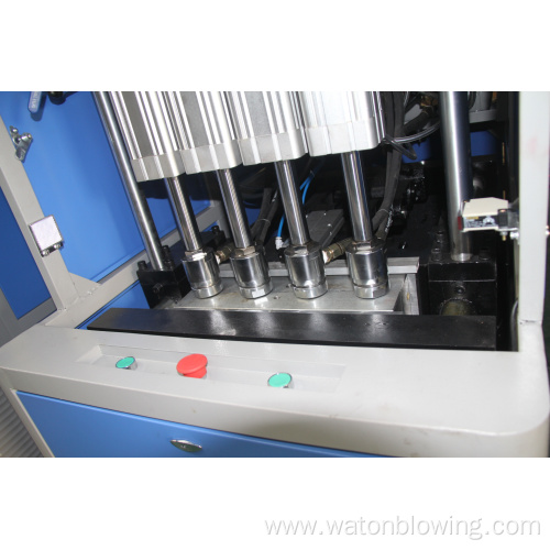 Semi Automatic 4 Cavities Bottle Blowing Machine